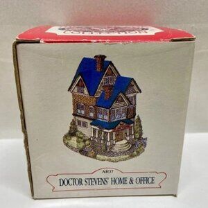Vtg Liberty Falls Americana Collection Village Doctor Stevens Home & Office AH37